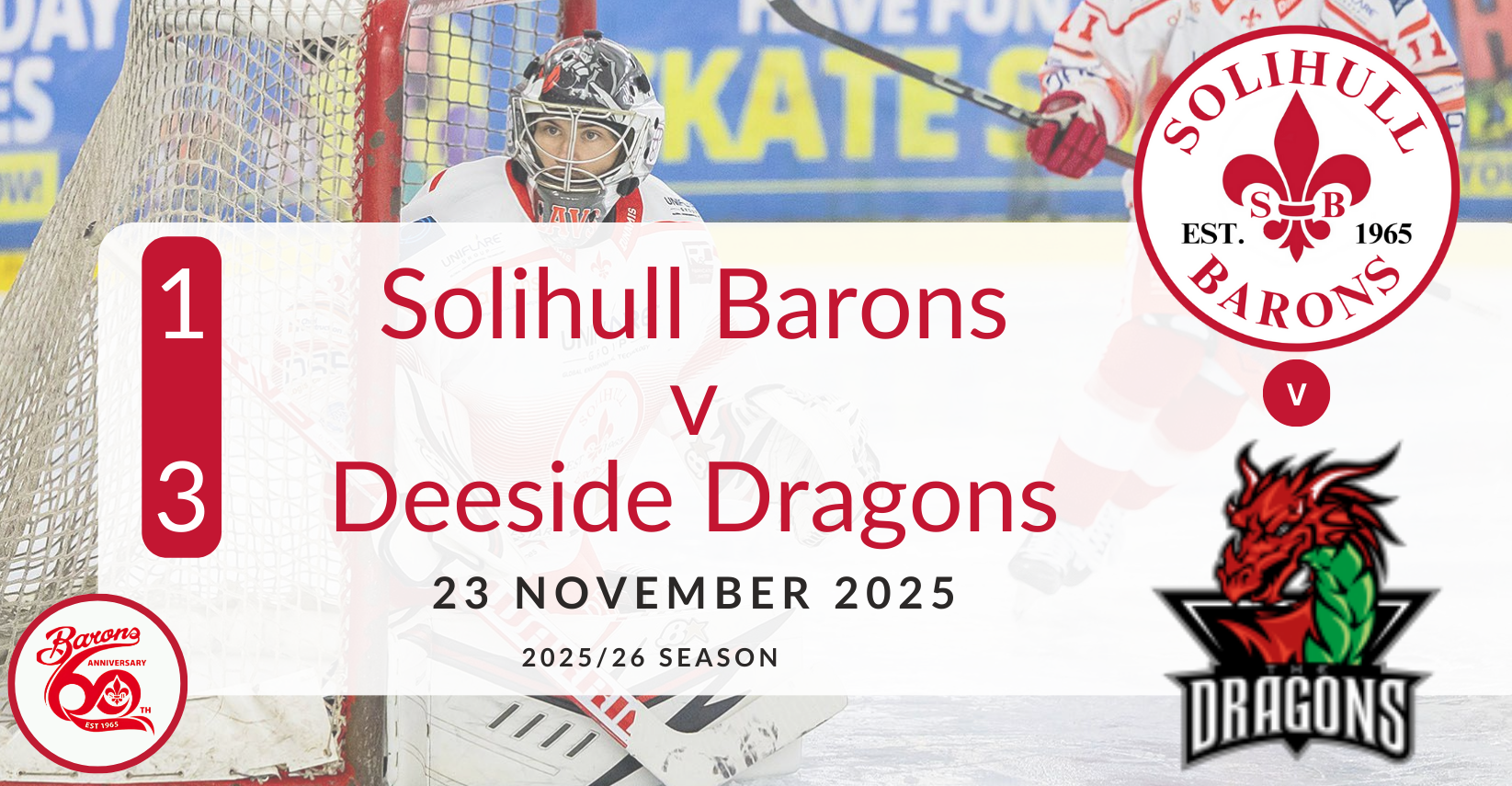 Solihull Barons – Deeside Dragons