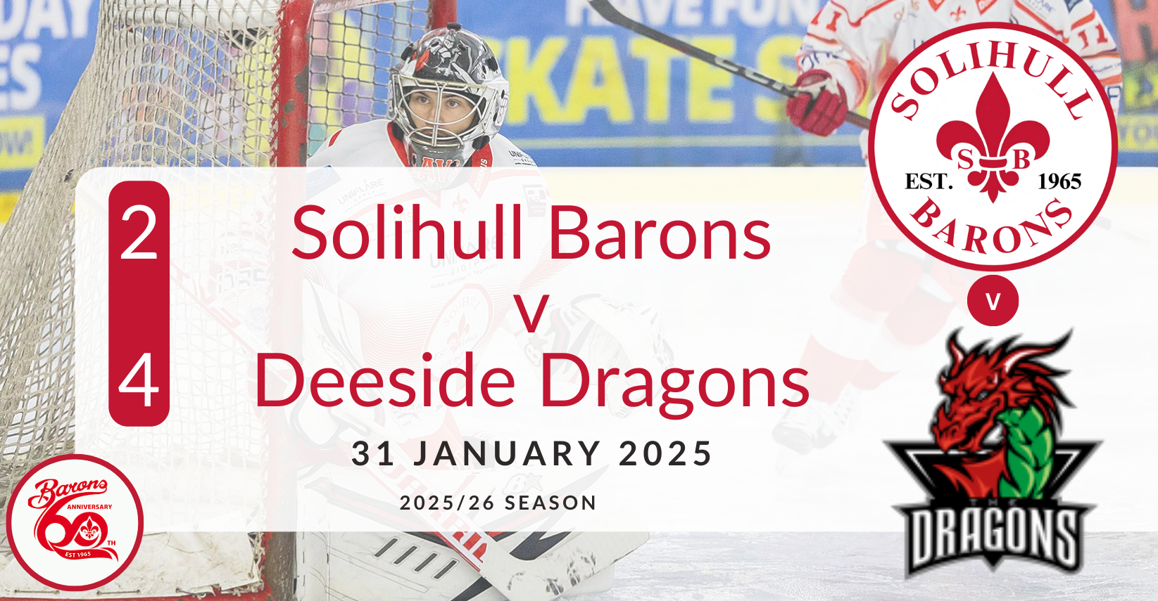 Solihull Barons – Deeside Dragons