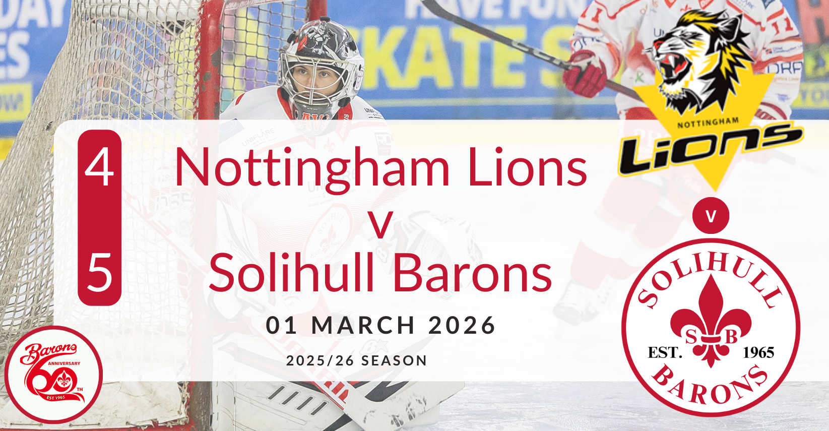 Nottingham Lions – Solihull Barons