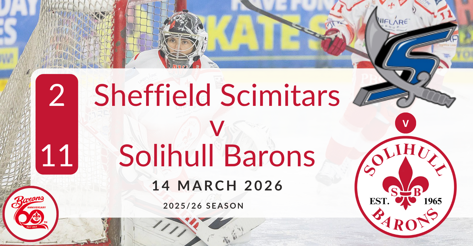 Sheffield Scimitars – Solihull Barons