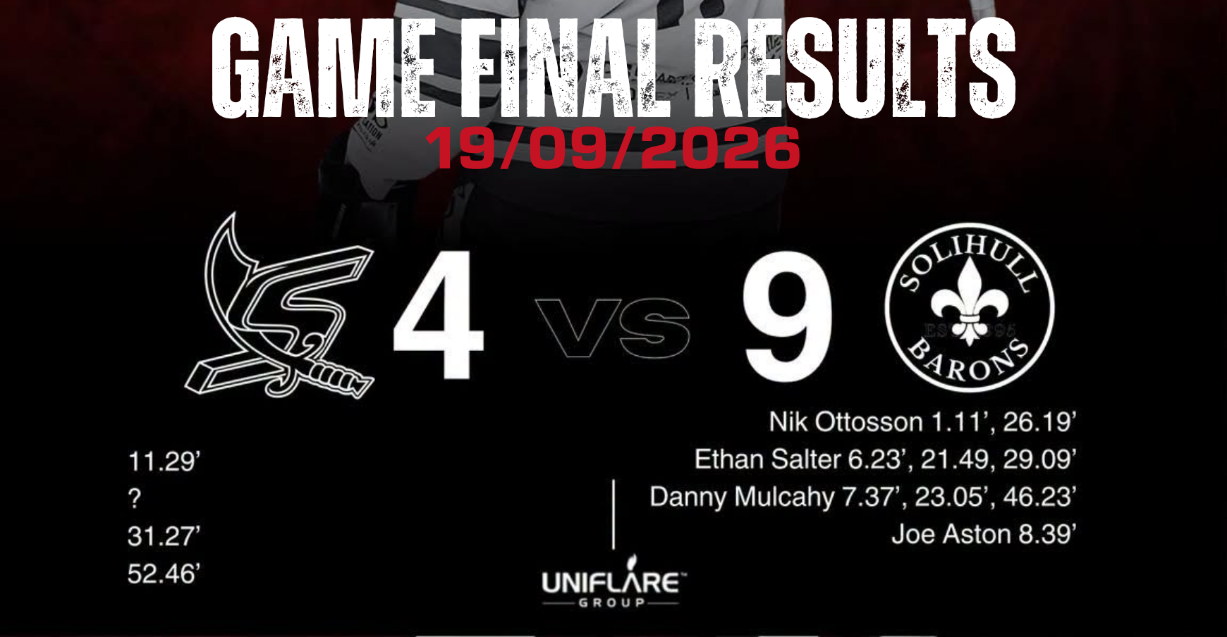 Sheffield Scimitars vs Solihull Barons