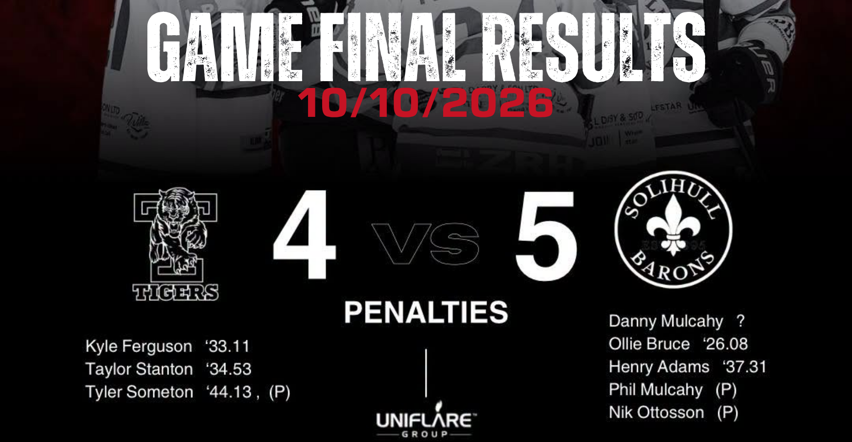 Telford Tigers N2 vs Solihull Barons